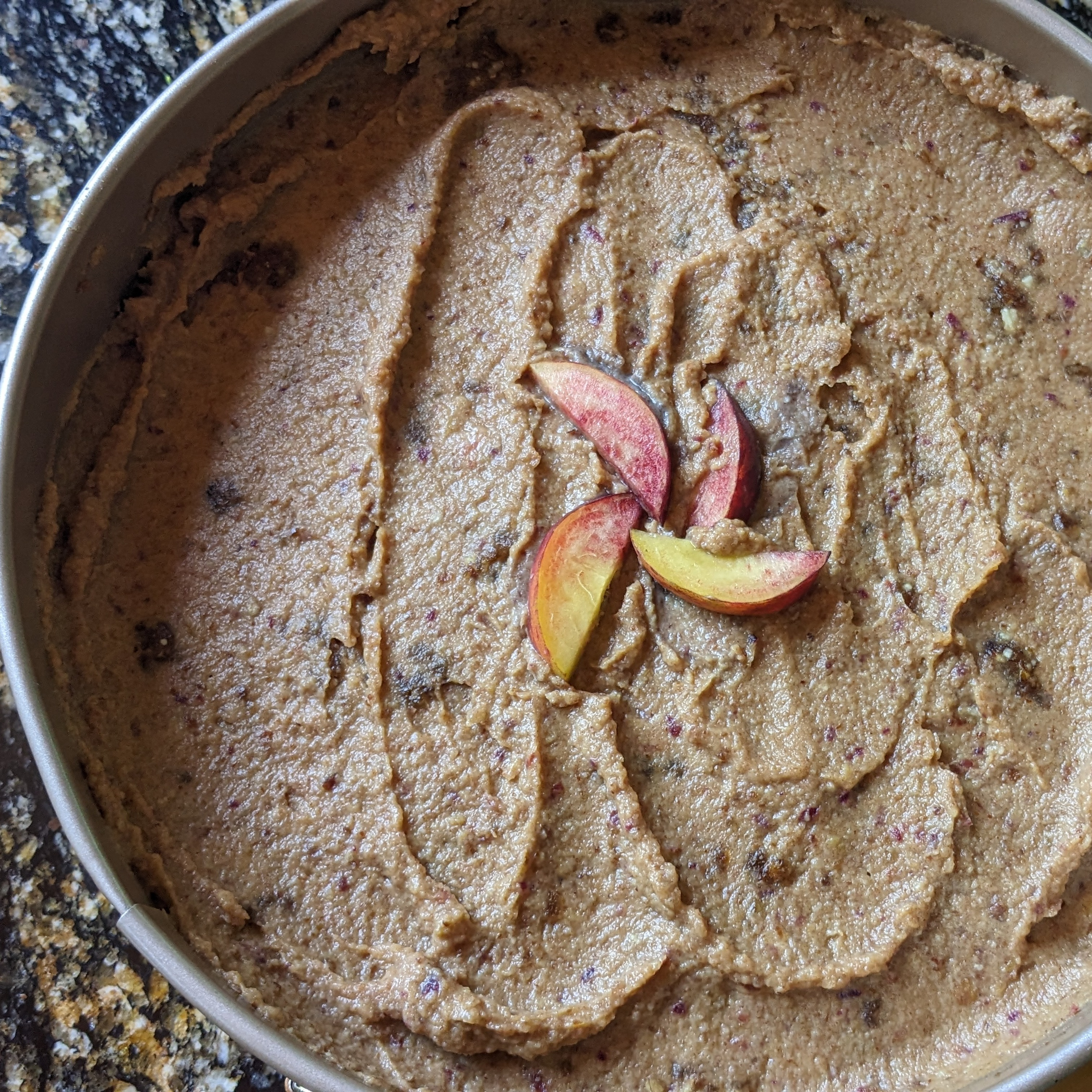 Fully Raw Peach Cobbler