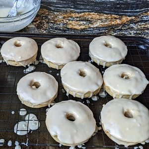 Glazed Vegan Donuts